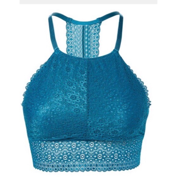 Kensie Other - Kensie | Turquoise Lace Bralette Size Medium